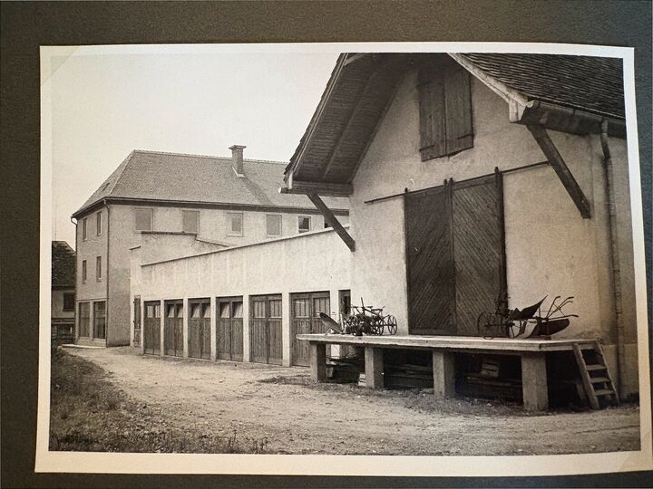 Historische Aufnahme: Werkstatt- und Hofgebäude