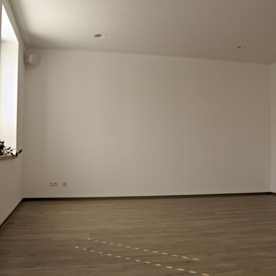 Bewegungsraum, Blick über die gesamte Raumtiefe